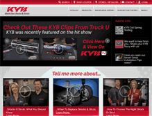 Tablet Screenshot of kyb.com